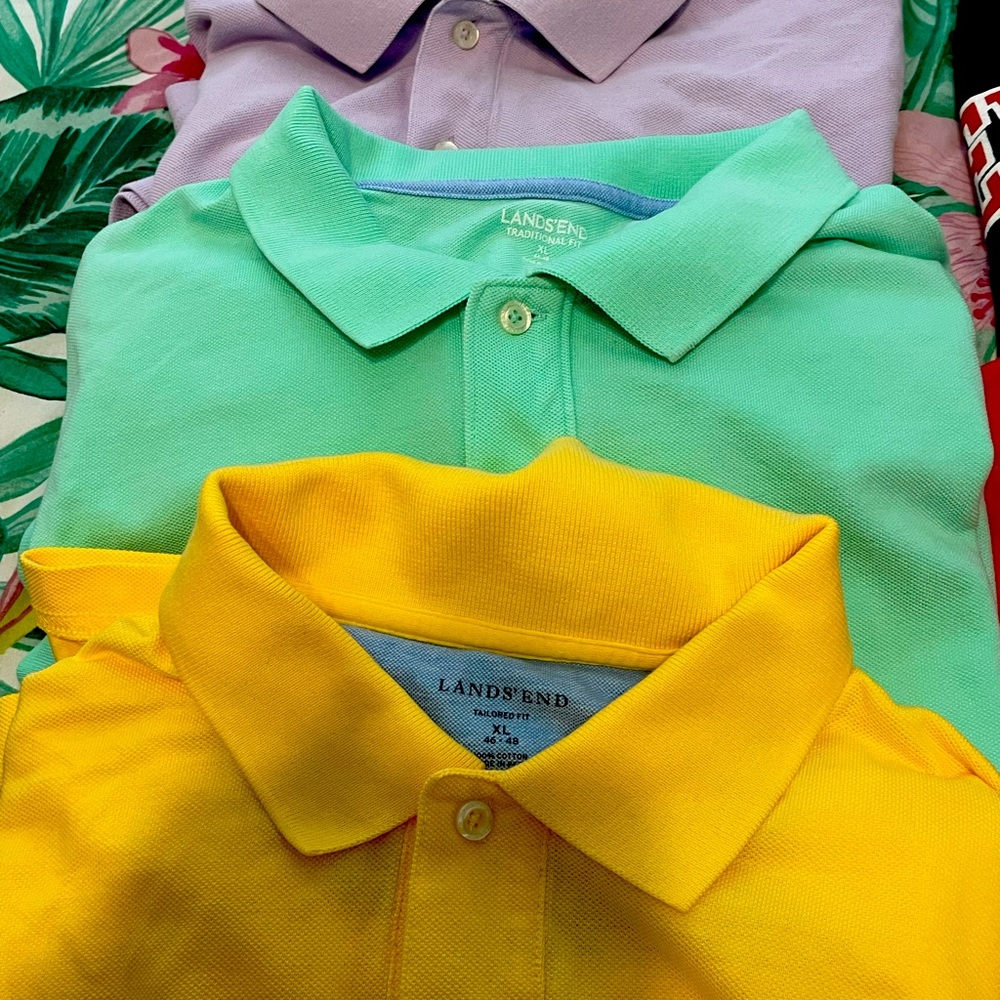 Land’s End XXL polo shirts! Good condition!